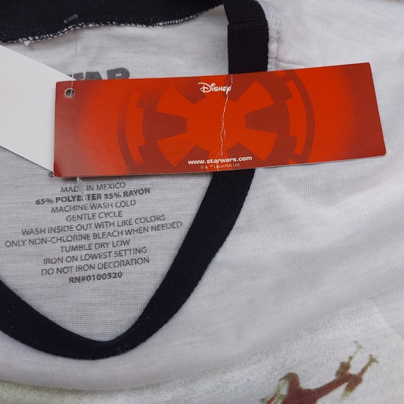 Star Wars Rogue One White Graphic T Shirt | Junior's Large - Picture 7 of 10